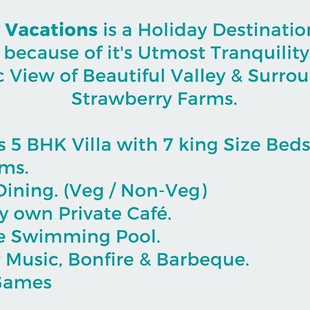 Strawberry Hills Resort Panchgani Exterior photo